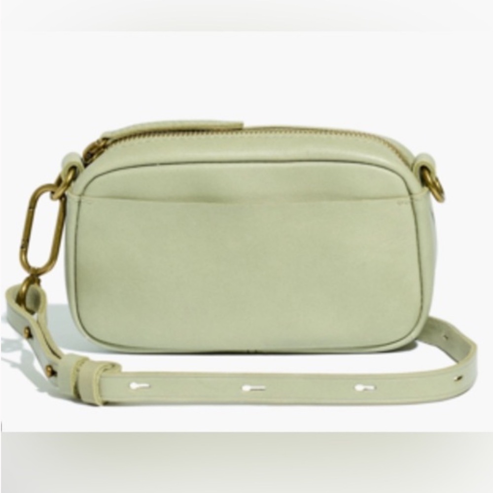 Madewell The Carabiner Mini Crossbody Bag in Frosted Willow